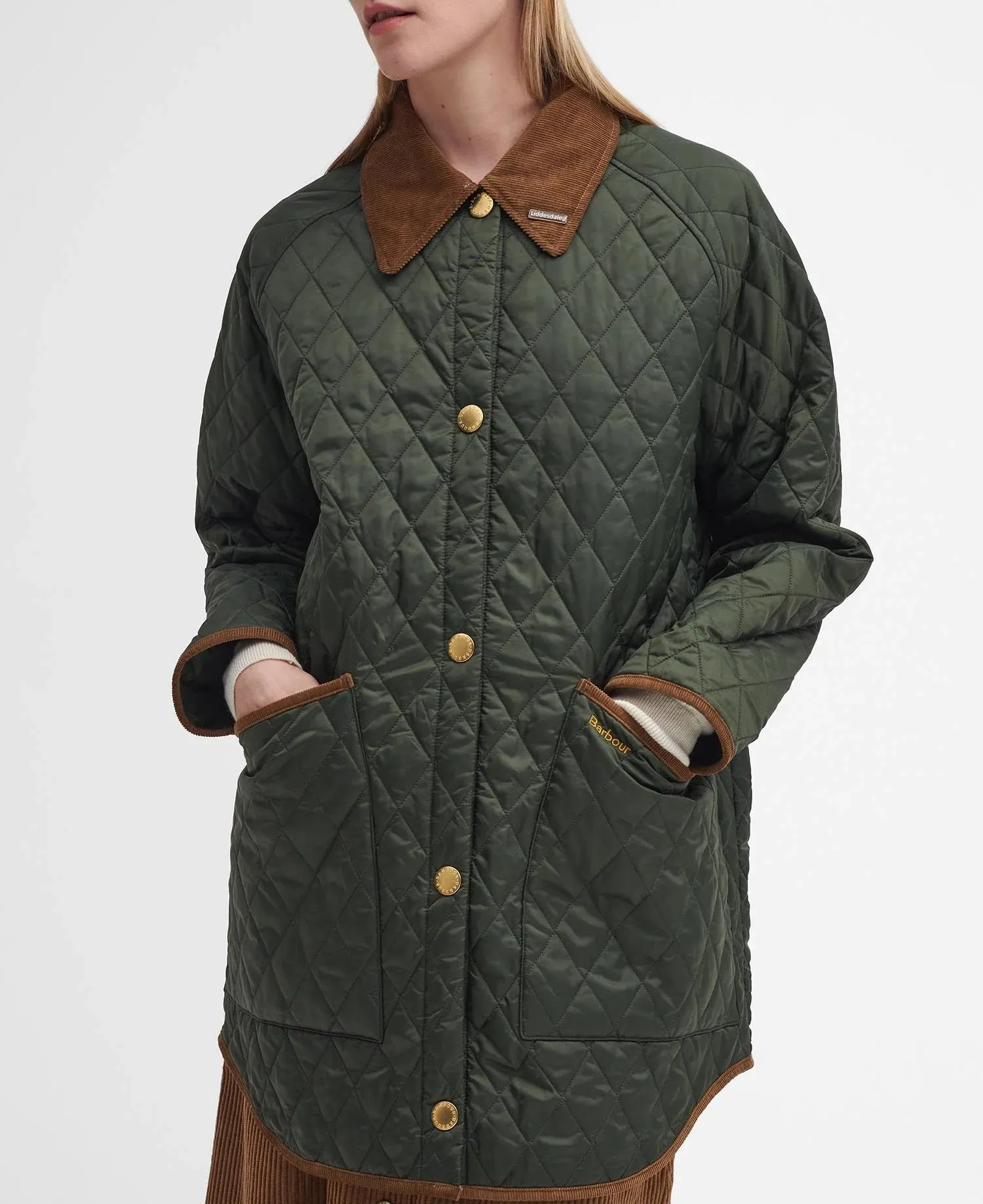 30th Anniversary Liddesdale Oversized Quilted Jacket - Olive/Classic