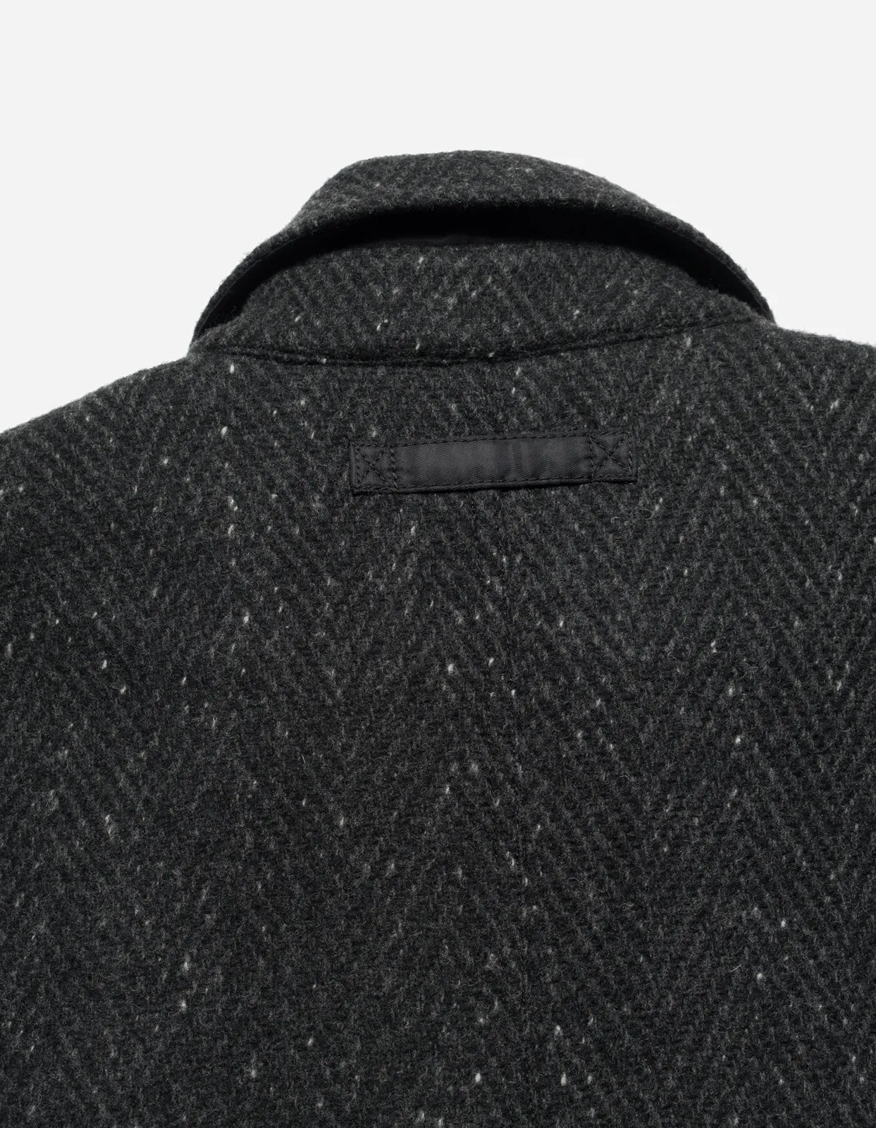 5333 Wool MA Mac Coat Black