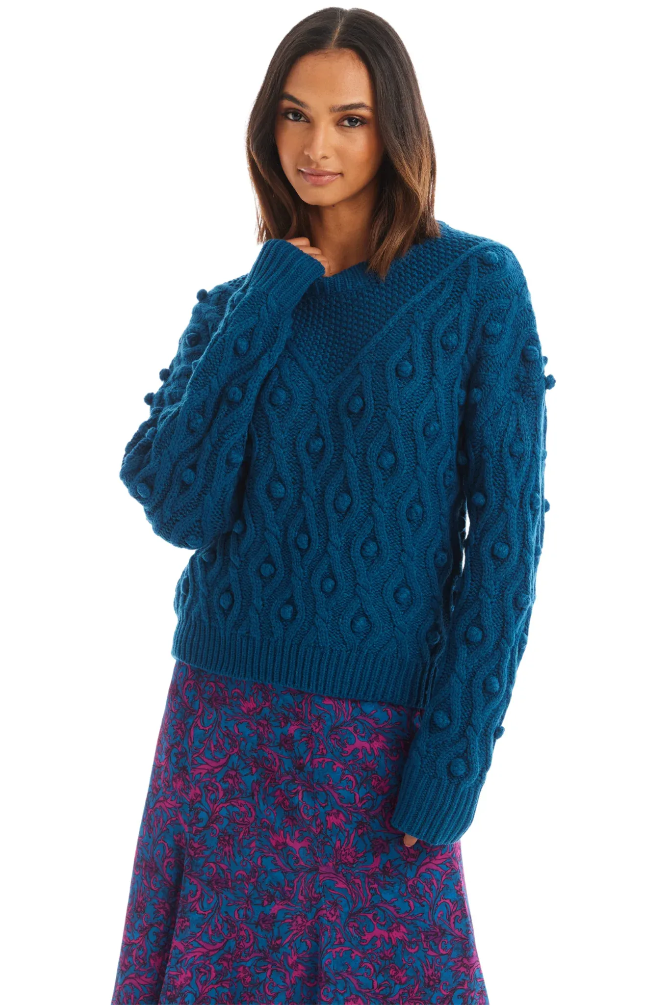 ALL Esme Dark Teal Sweater