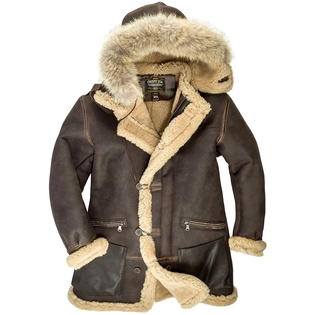 B-7 Aleutian WWII Sheepskin Parka Z21M035