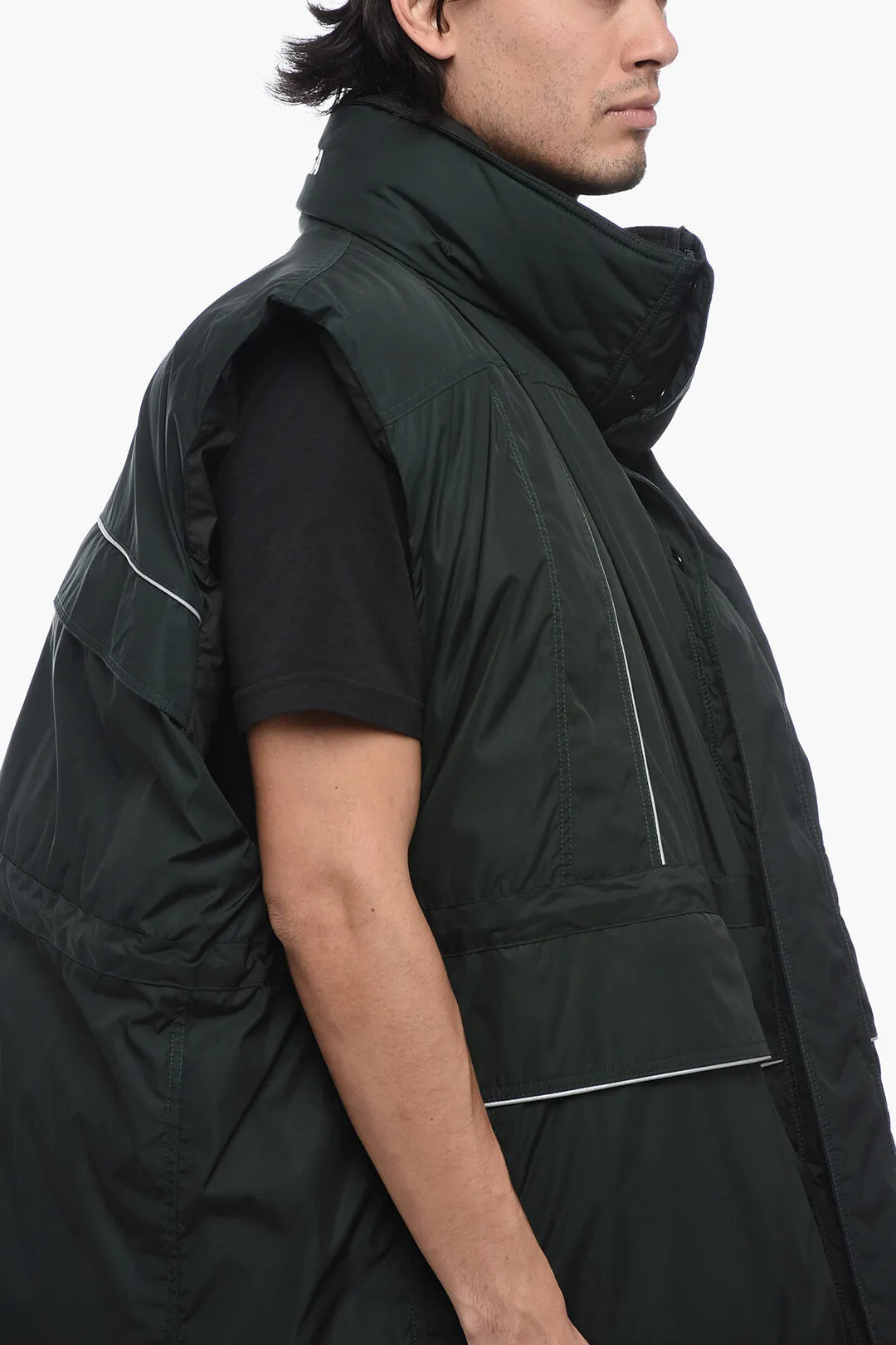 Balenciaga UNISEX Utility Quilted Vest with Reflective Detail