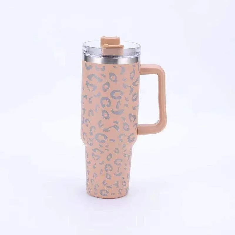 BHB Exclusive: Khaki Leopard 40oz Tumbler