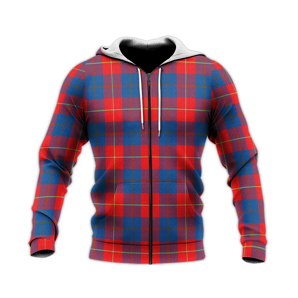 Blane Tartan Knitted Hoodie