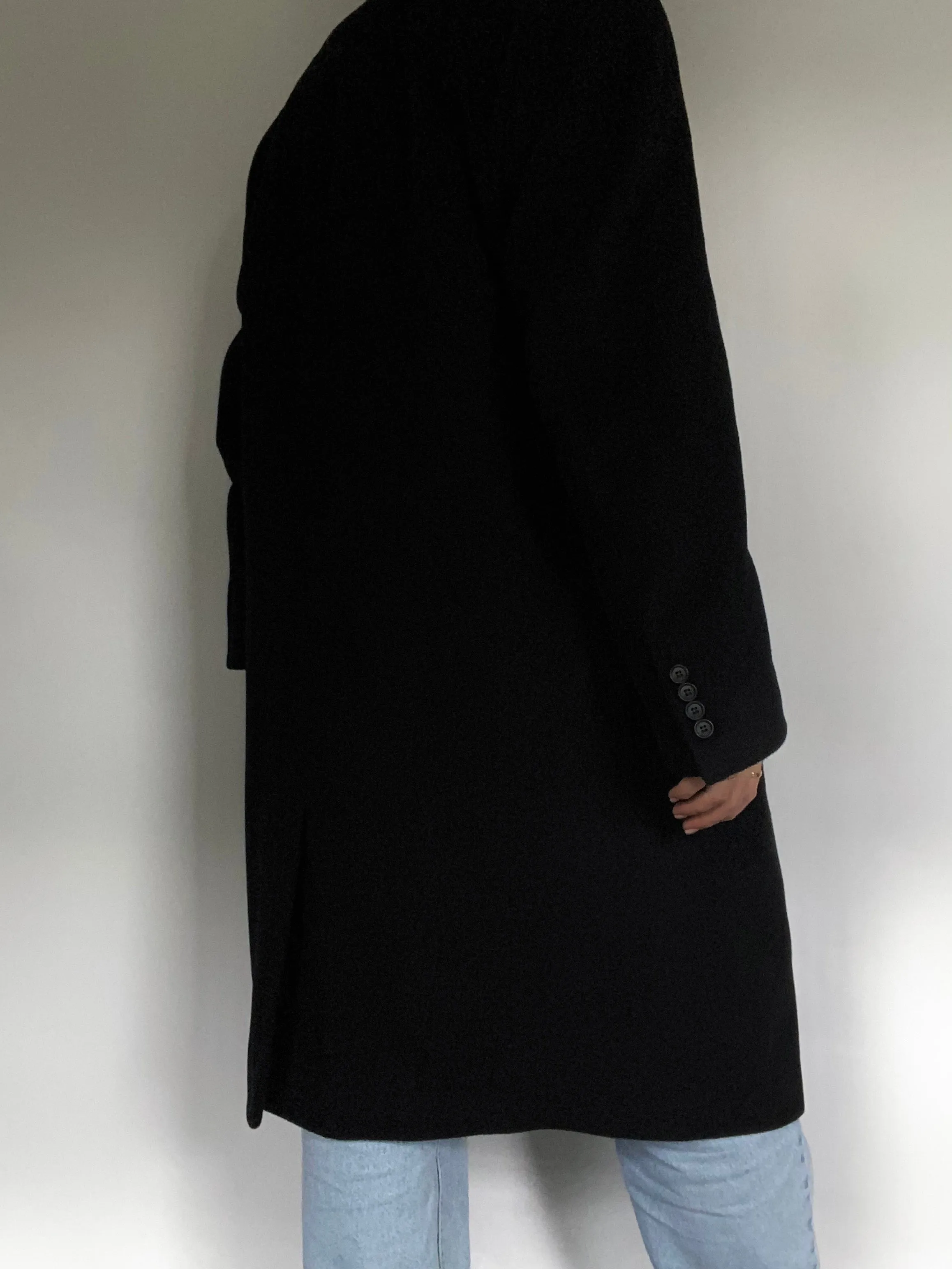 Cashmere Blend Trench Size S/M