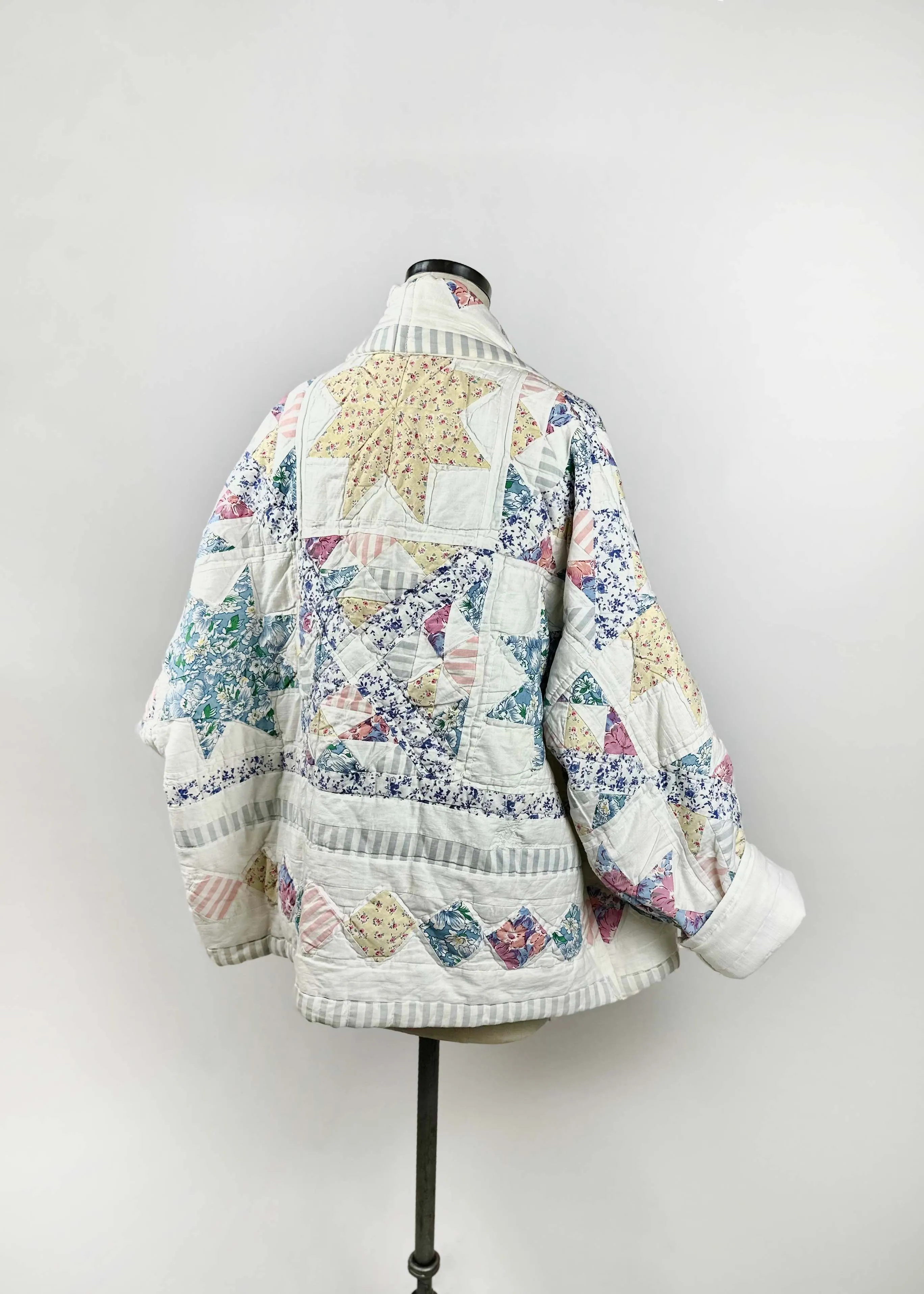 Colorful Pastel Quilted Jacket