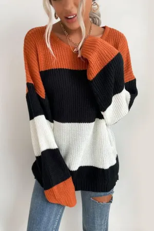 CONTRAST COLOR KNIT