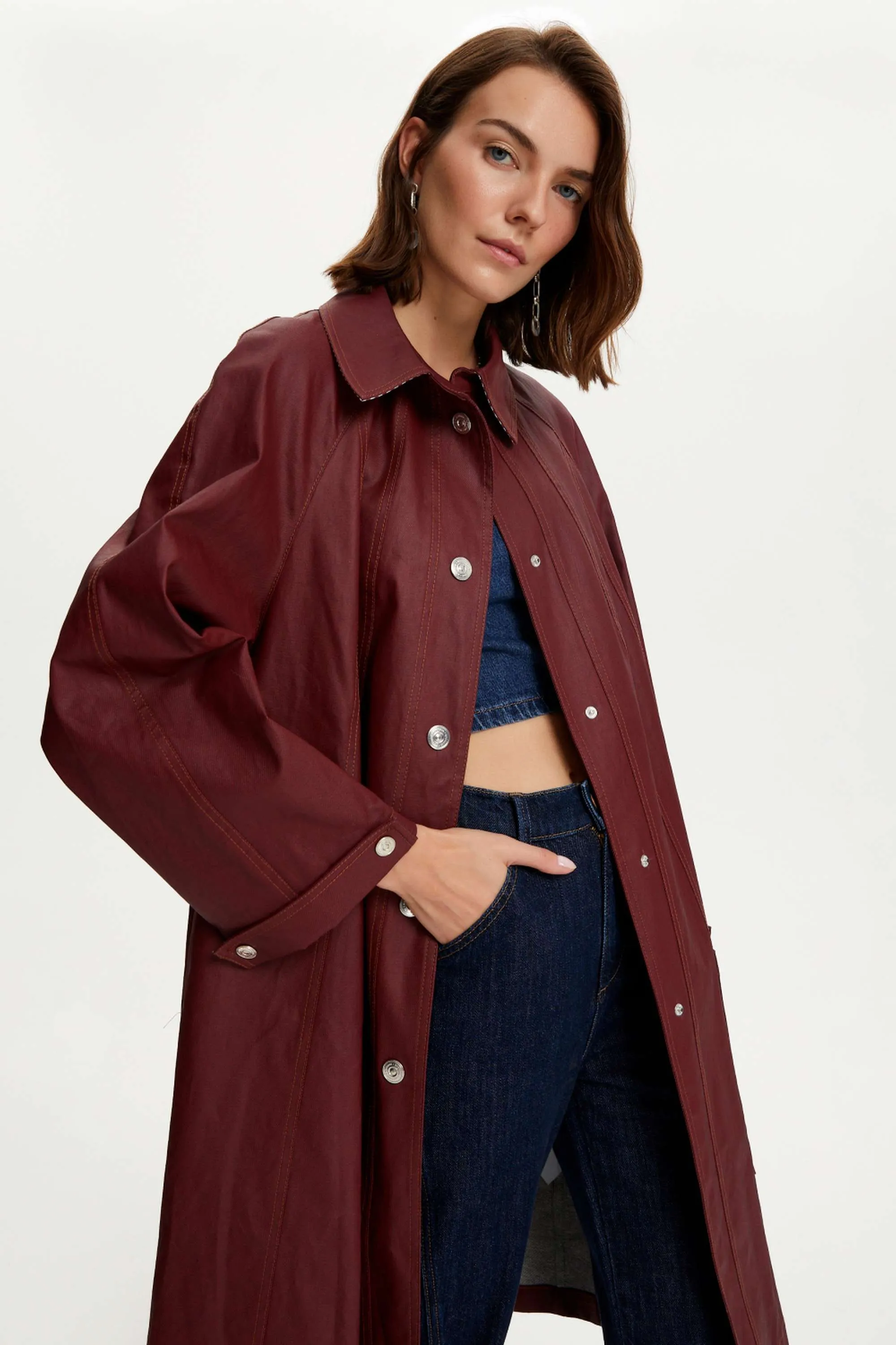 Denim Trench Coat (Final Sale)