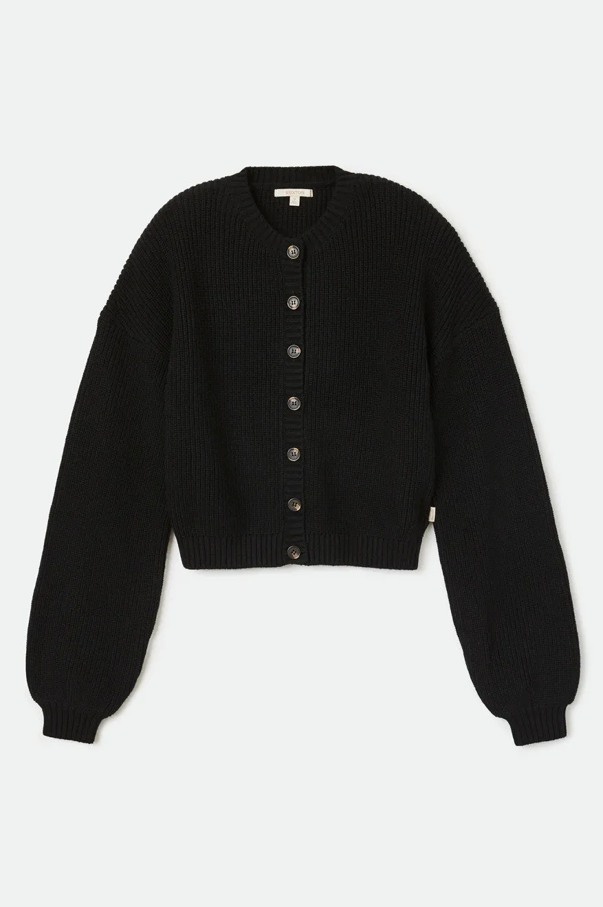 Domino Cardigan - Black