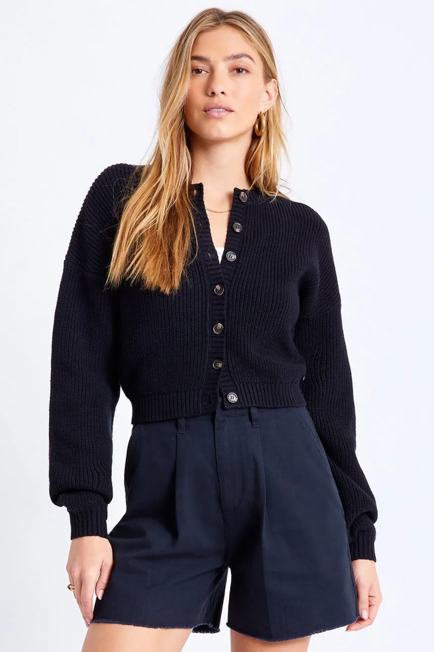 Domino Cardigan - Black