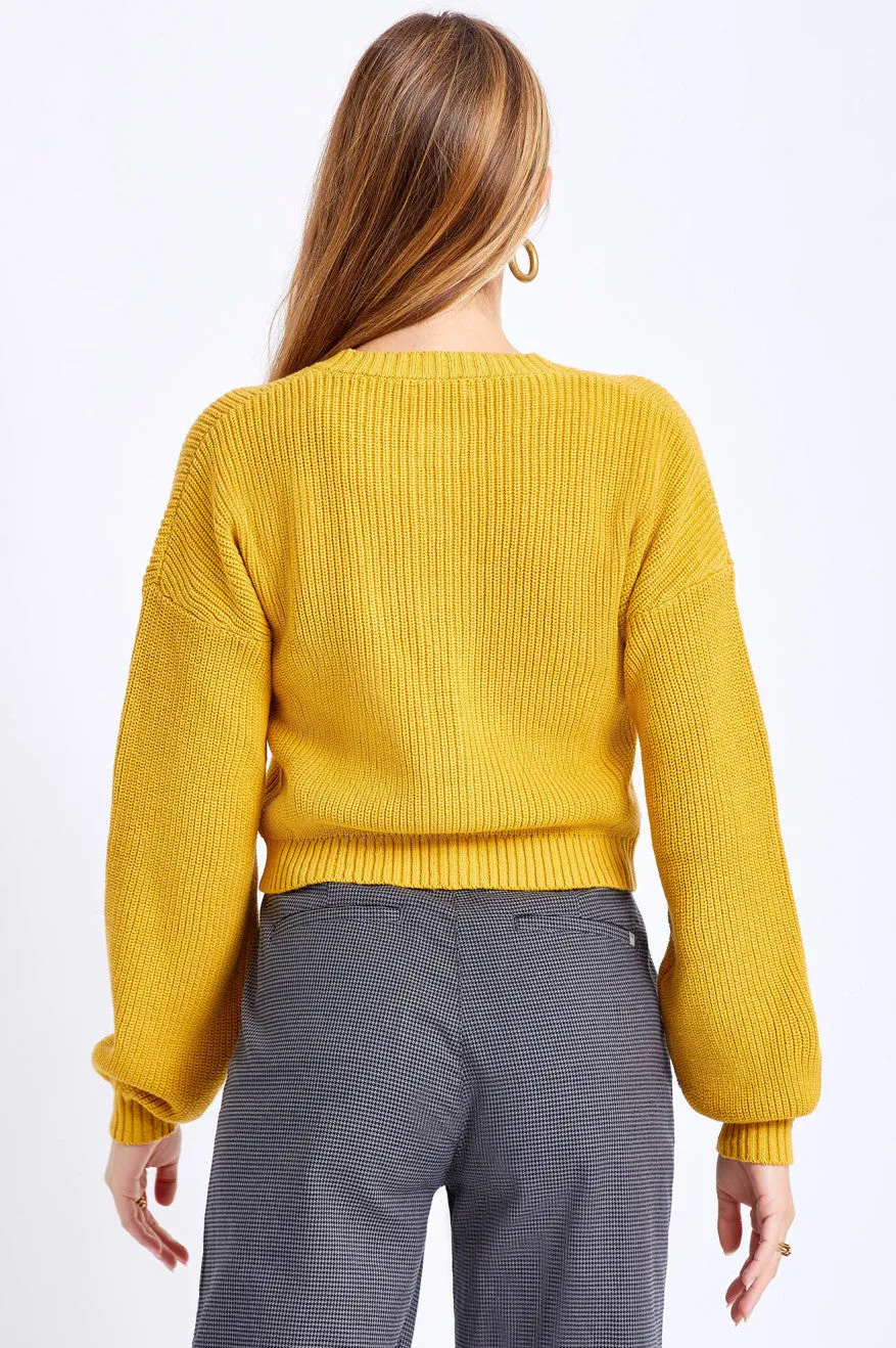 Domino Cardigan - Lemon Curry