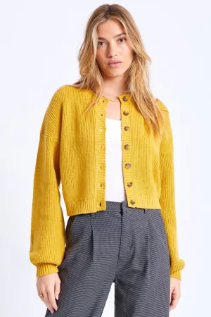 Domino Cardigan - Lemon Curry