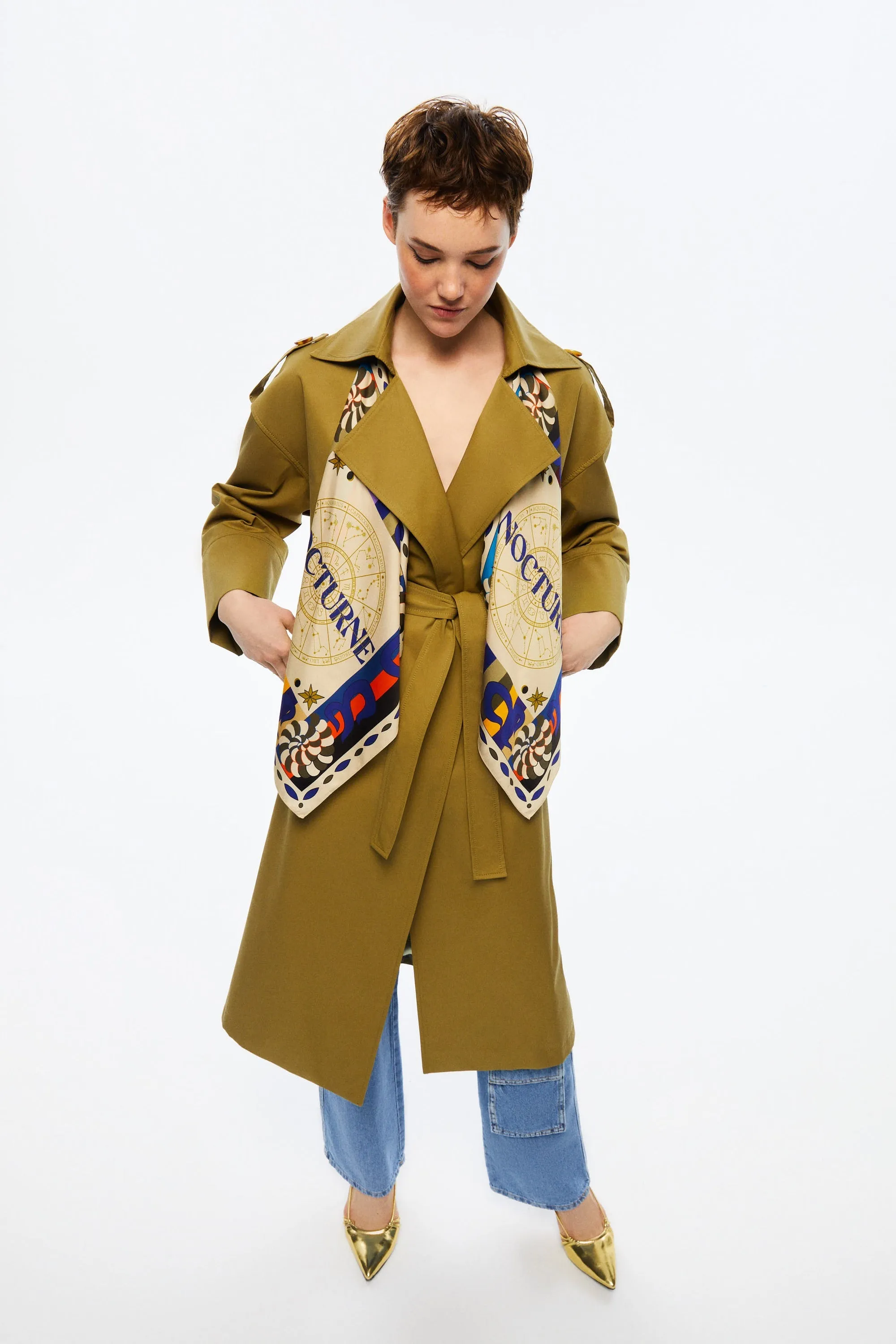 Double-Breasted Trench Coat (Final Sale)