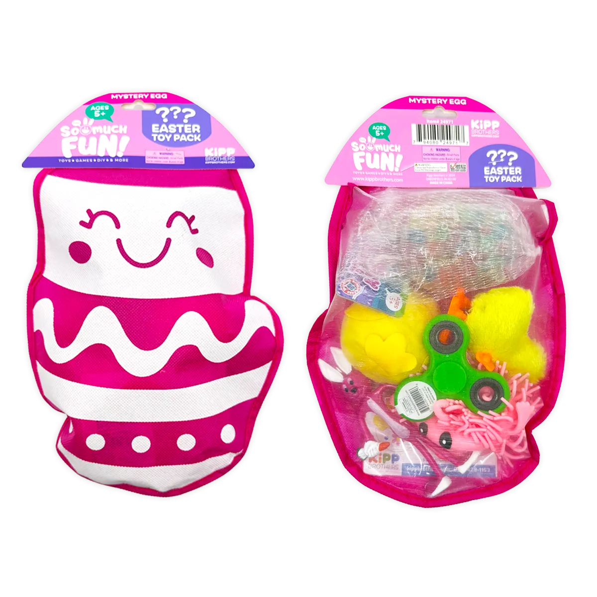 Easter Egg Mystery Toy Pack - 6 Pieces Per Retail Ready Display 24971