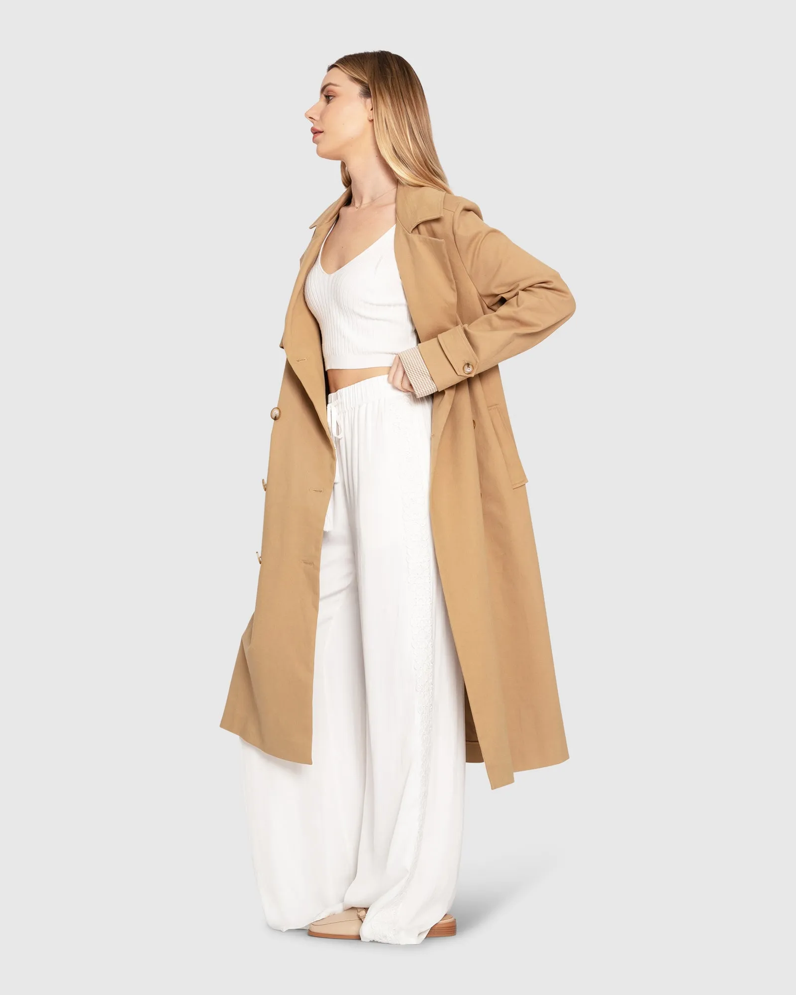 Empirical Trench Coat - Khaki