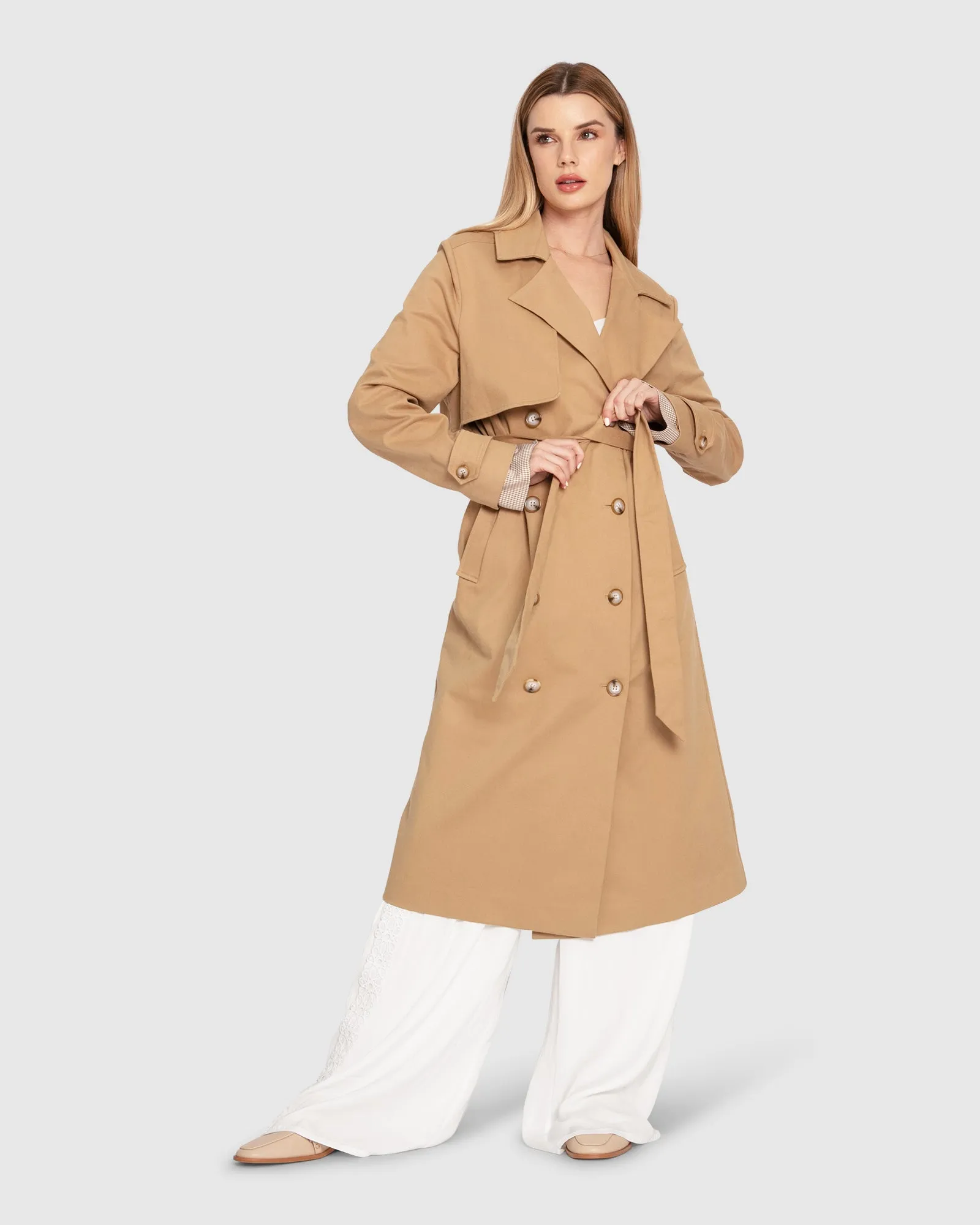 Empirical Trench Coat - Khaki