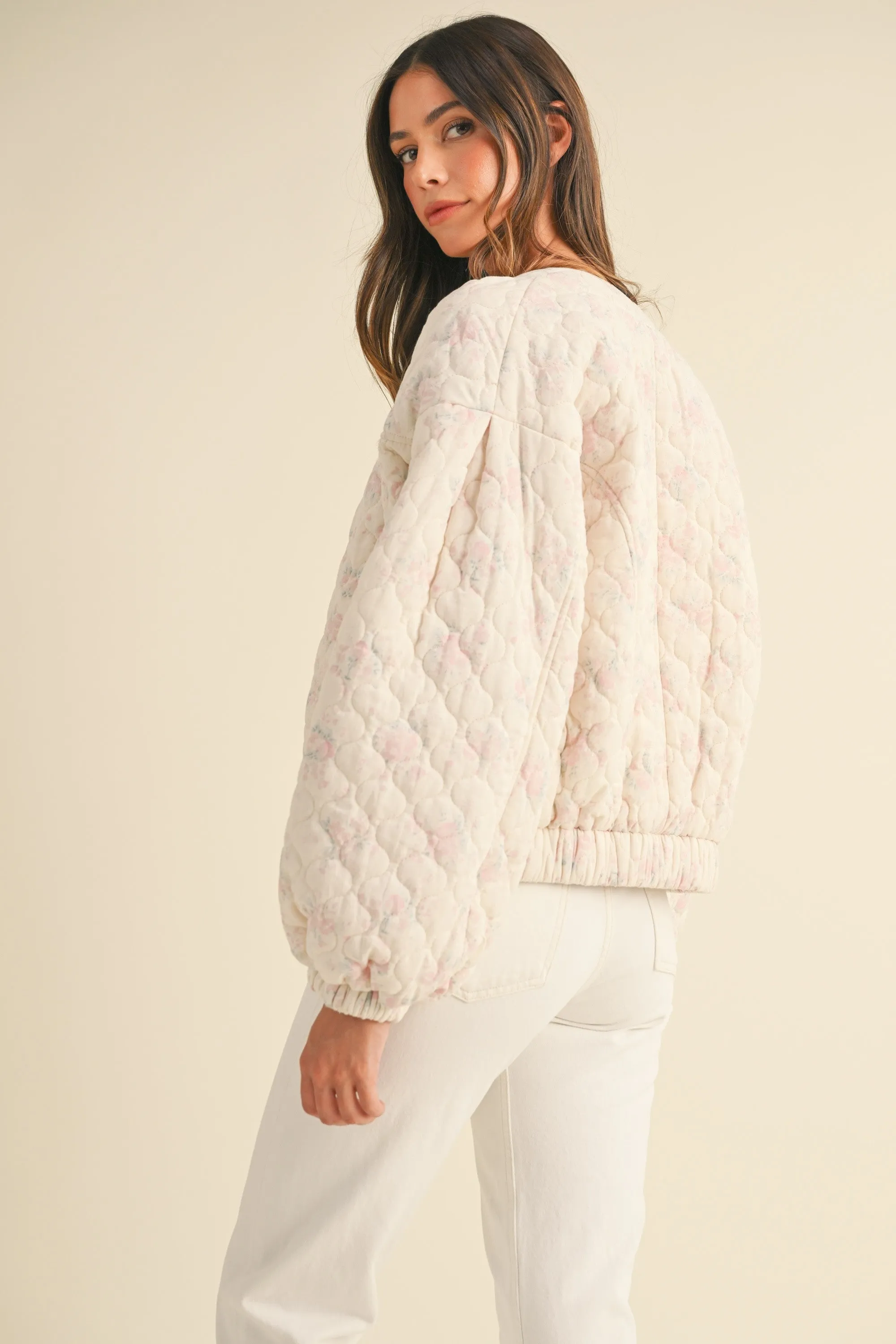 Floral Quilted Jacket