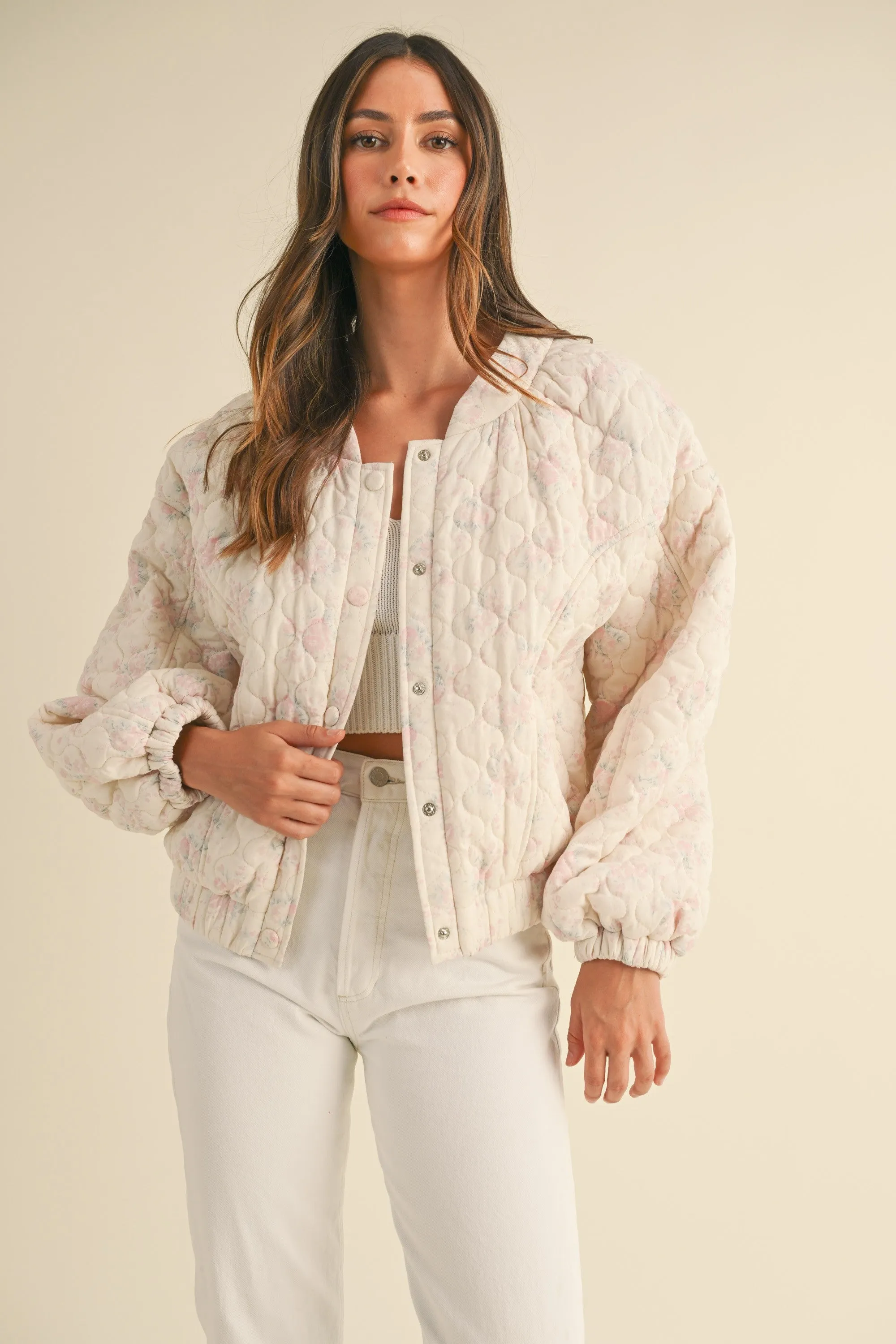 Floral Quilted Jacket