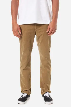 KATIN PIPELINE CORDUROY PANT - ELMWOOD