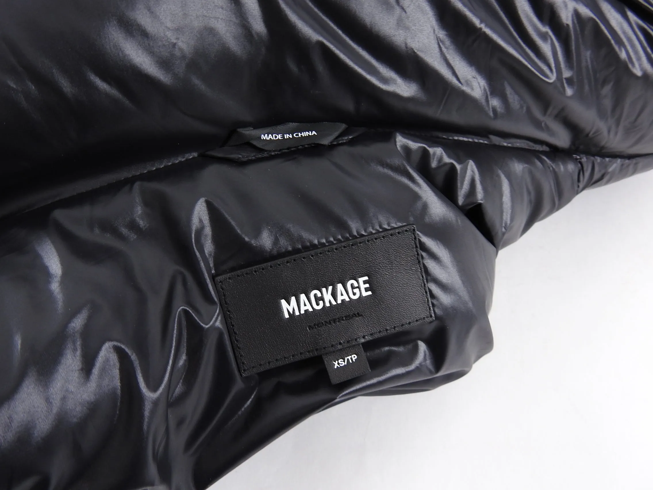 Mackage Junia Black Wool and Down Puffer Parka Coat - XS