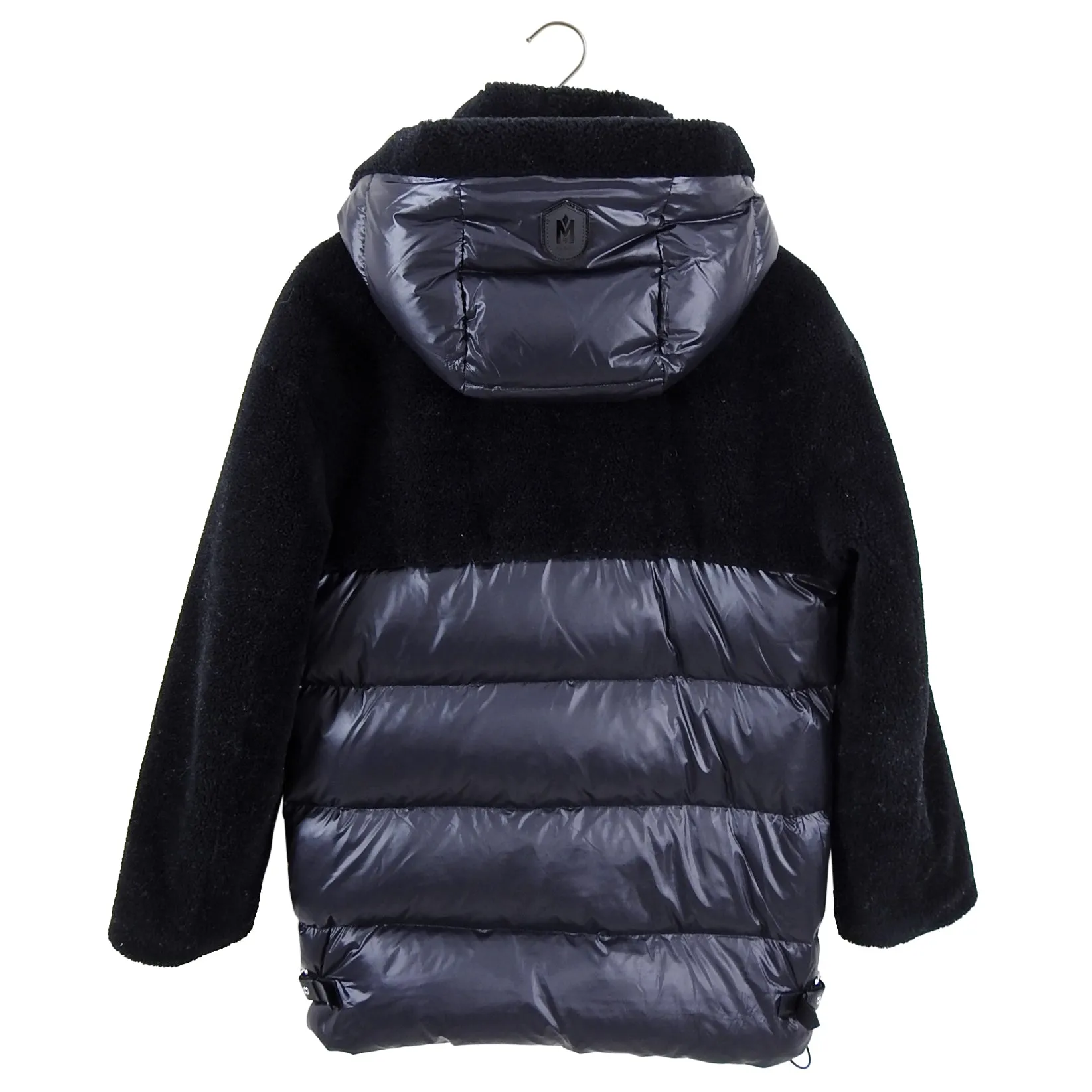 Mackage Junia Black Wool and Down Puffer Parka Coat - XS