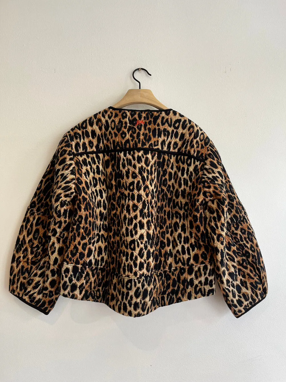 Macy Quilted Jacket Leopard