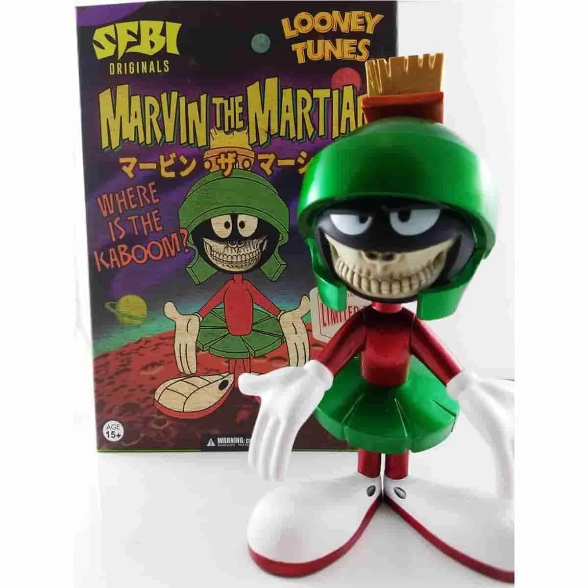 Marvin the Martian Grin - Holiday Metallic Exclusive Version - Ron English