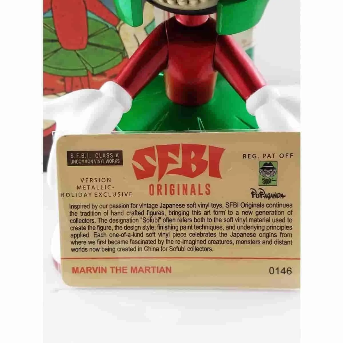 Marvin the Martian Grin - Holiday Metallic Exclusive Version - Ron English