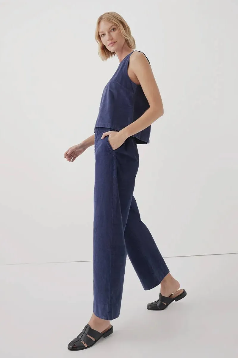 Modern Corduroy Wide Leg Pant