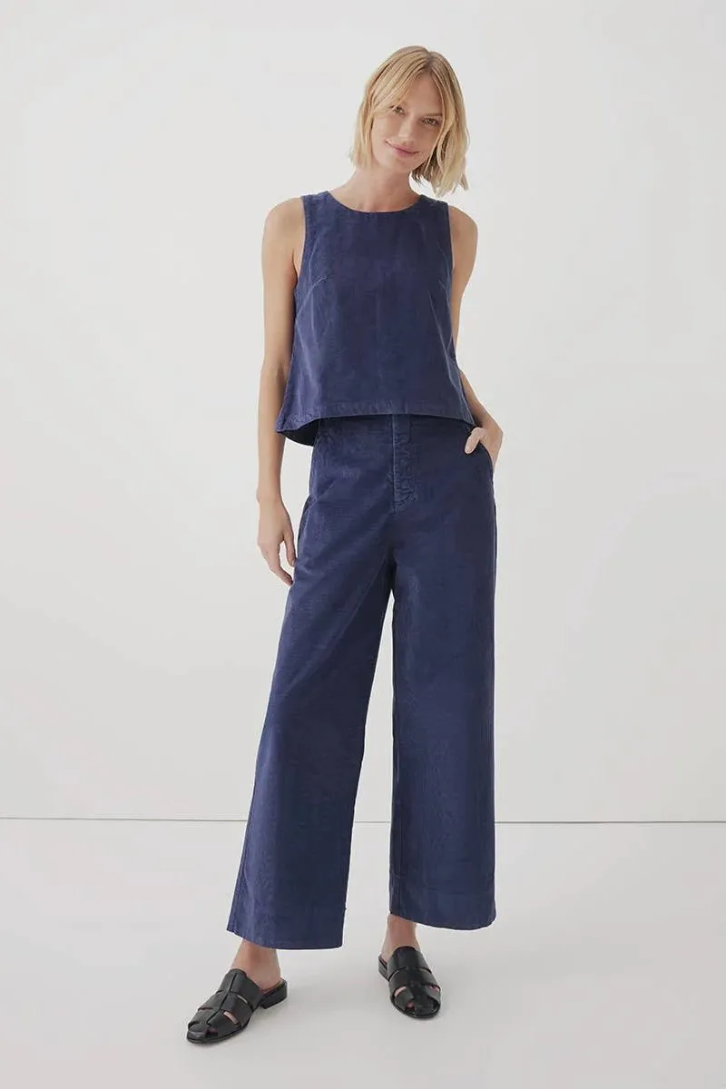 Modern Corduroy Wide Leg Pant