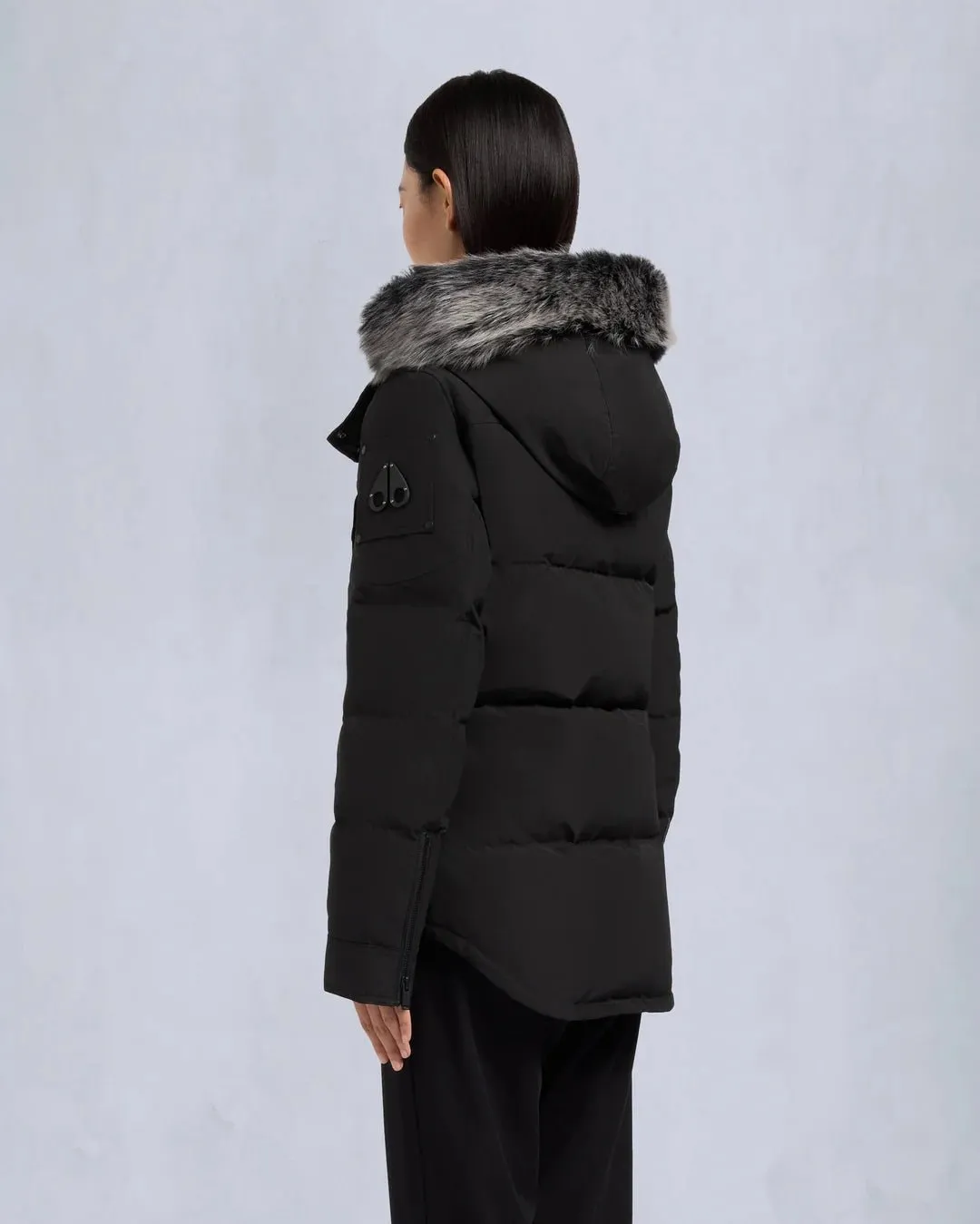 MOOSE KNUCKLES - ONYX ANGUILLE SHEARLING JACKET - M33LJ113S