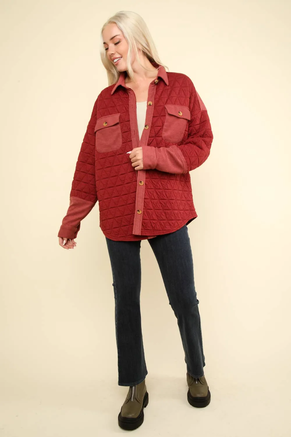 Oversized Quilted Shacket