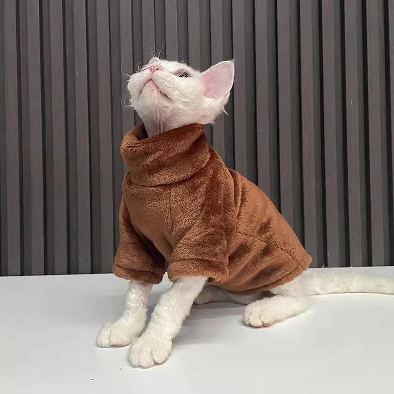 Poncho Sphynx Cat Sweater