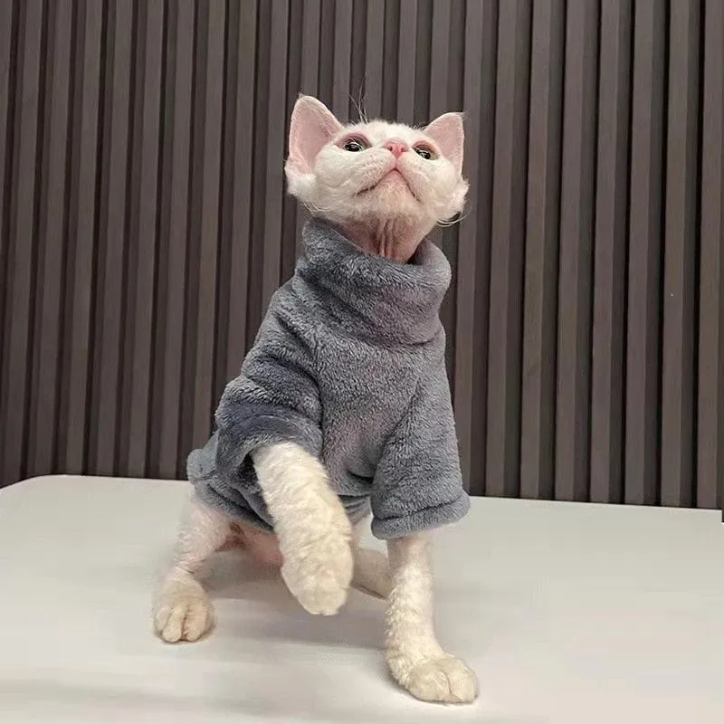 Poncho Sphynx Cat Sweater