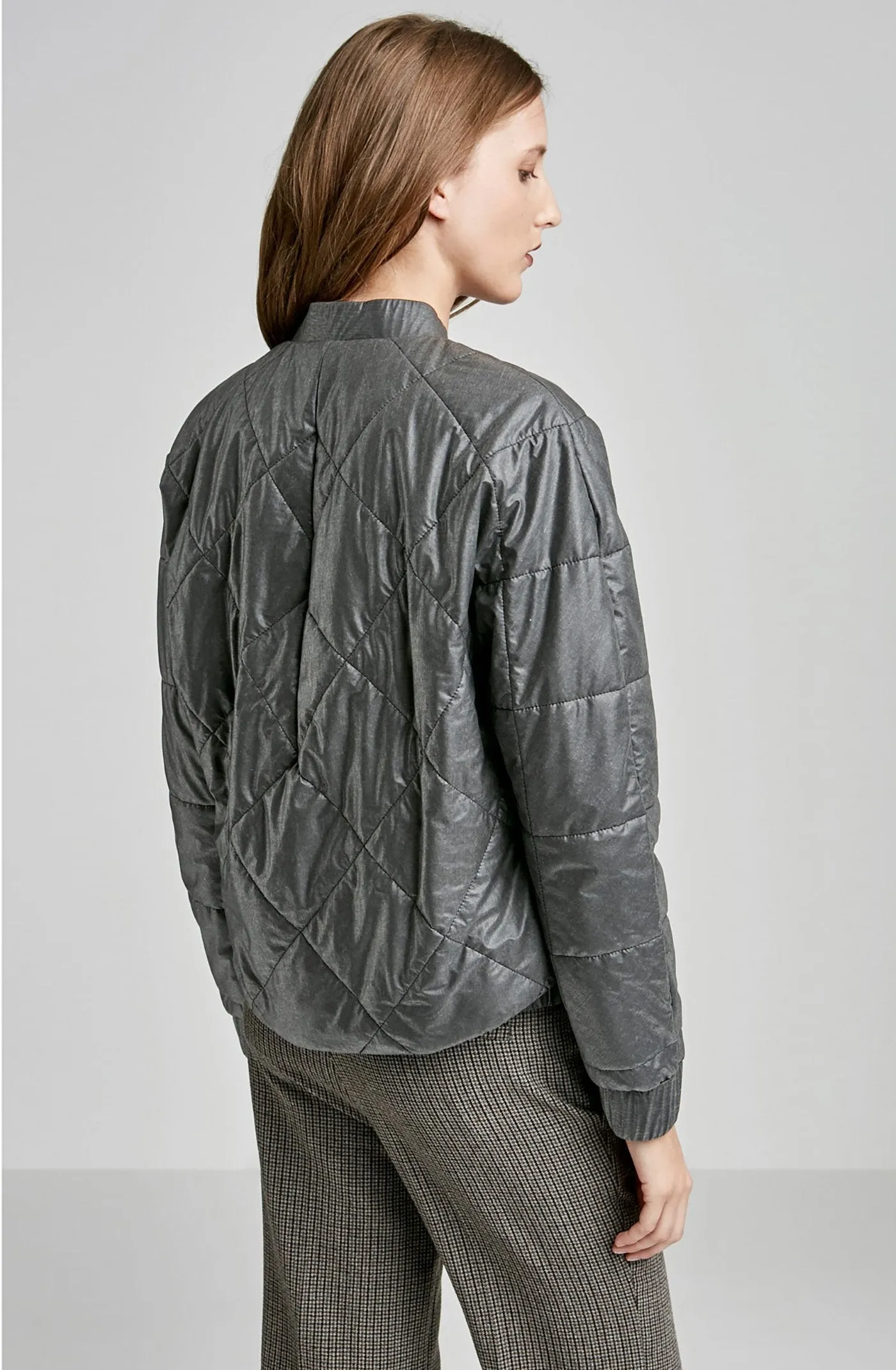 QUILTED BOMBER