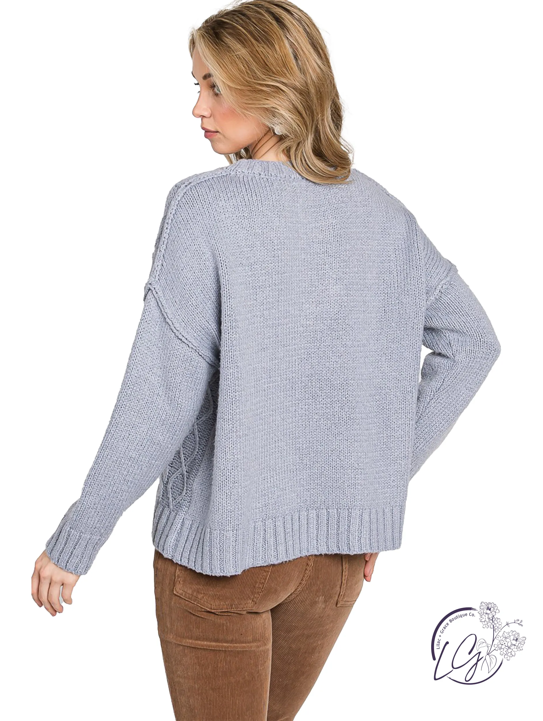 Sleek V-Neck Sweater