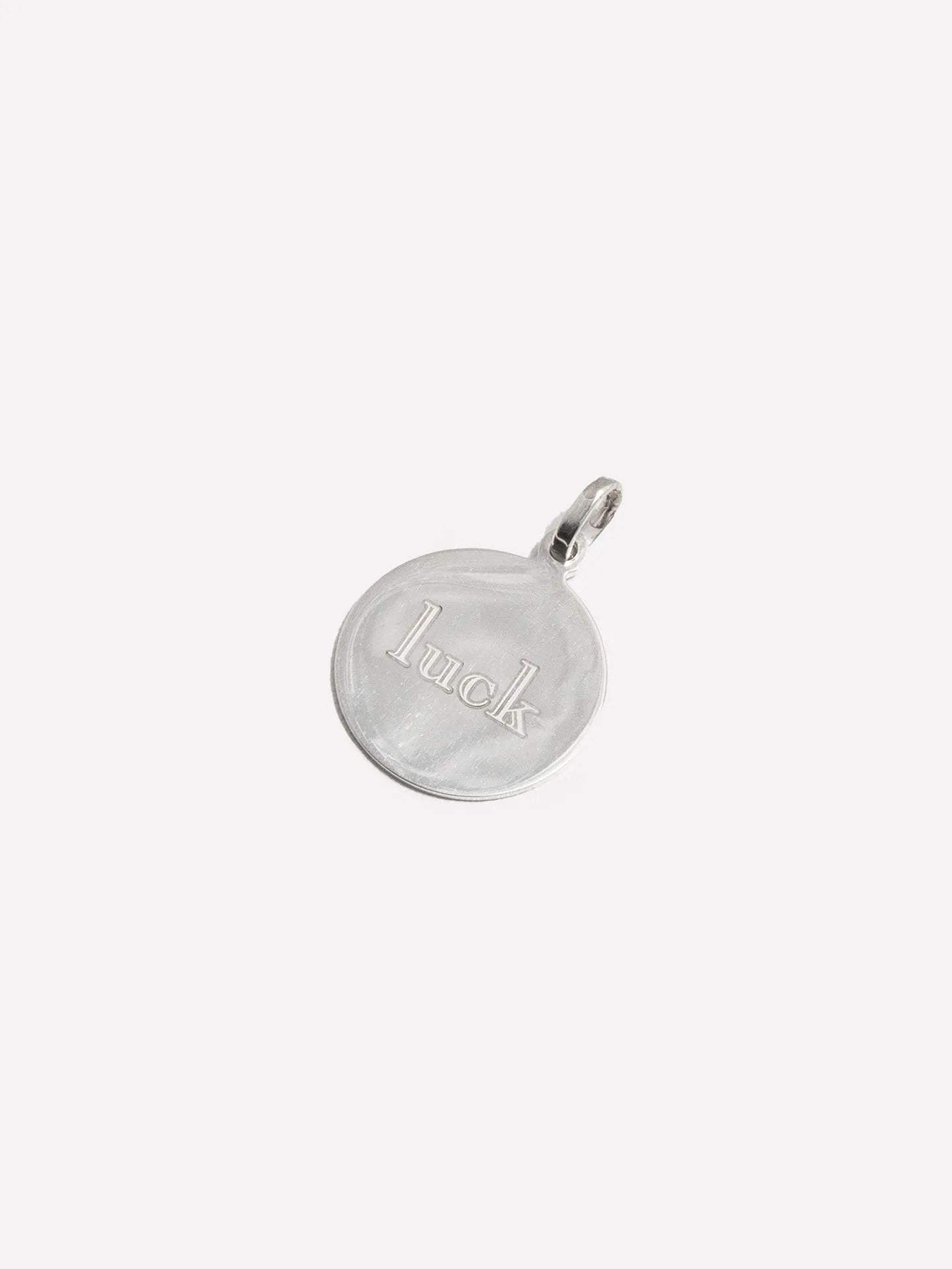 Sterling Silver Disk Pendant