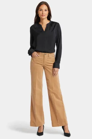 Teresa Wide Leg Pants - Sand Dune