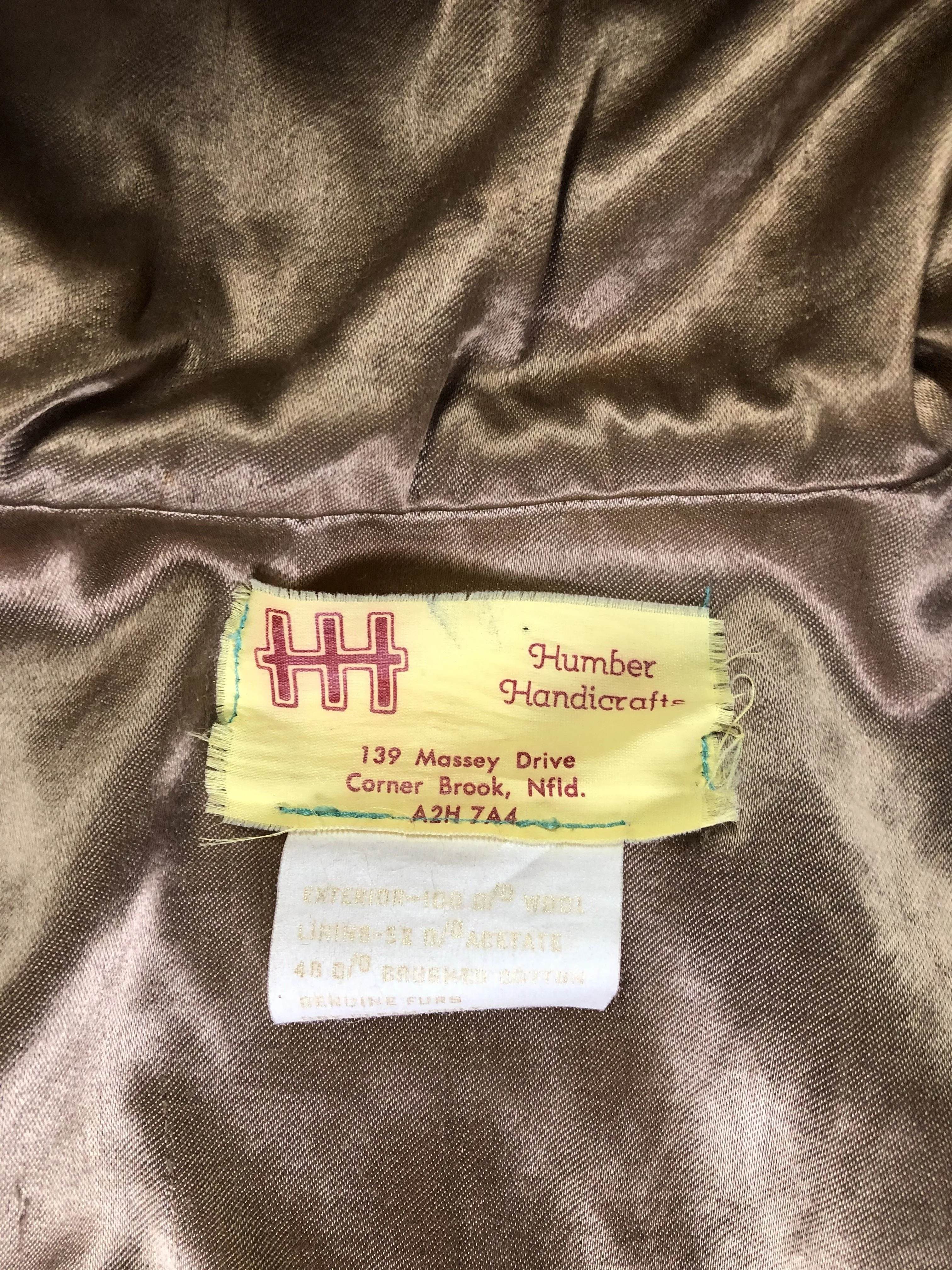 Vintage Children’s Turquoise Humber Handcrafts Northern Parka, Made in Canada