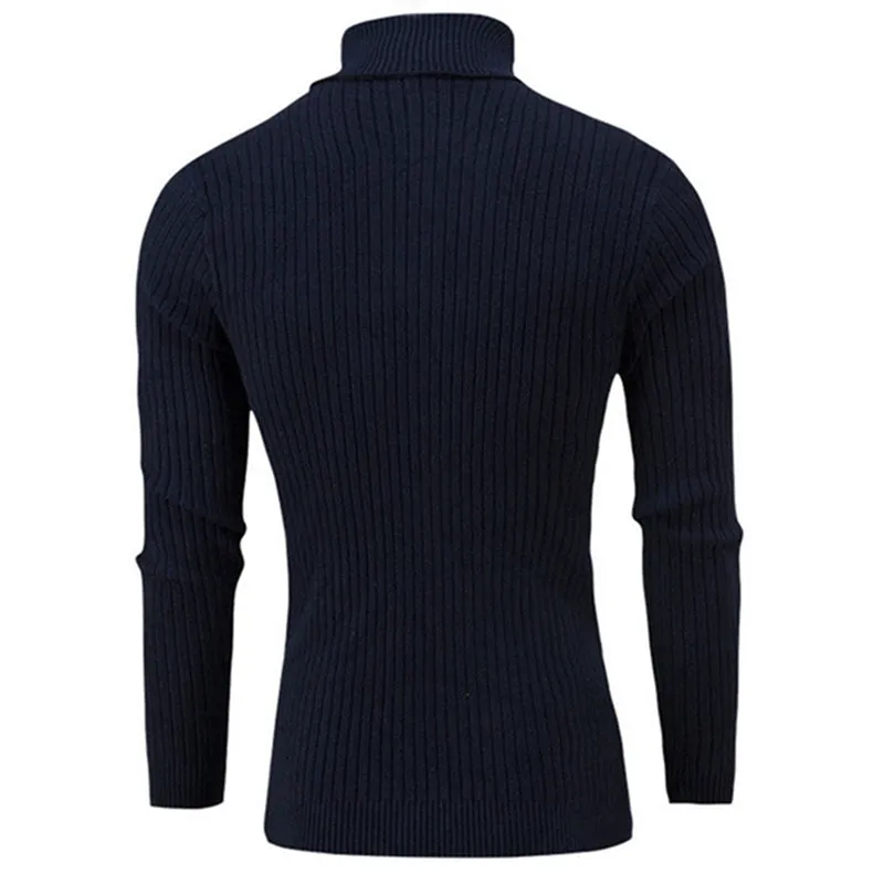 West Louis™ Turtleneck Solid Casual Sweater