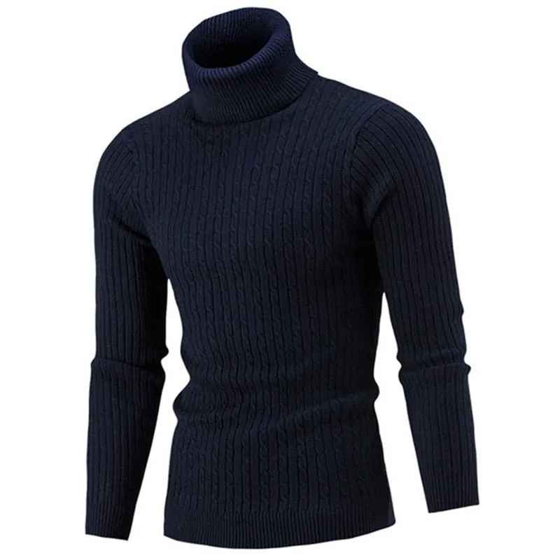 West Louis™ Turtleneck Solid Casual Sweater