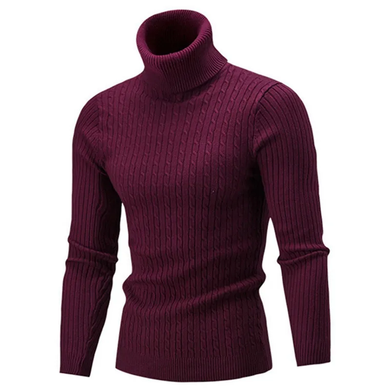 West Louis™ Turtleneck Solid Casual Sweater