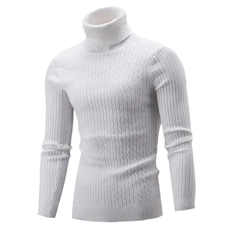 West Louis™ Turtleneck Solid Casual Sweater