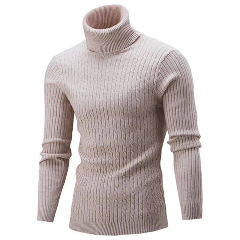 West Louis™ Turtleneck Solid Casual Sweater