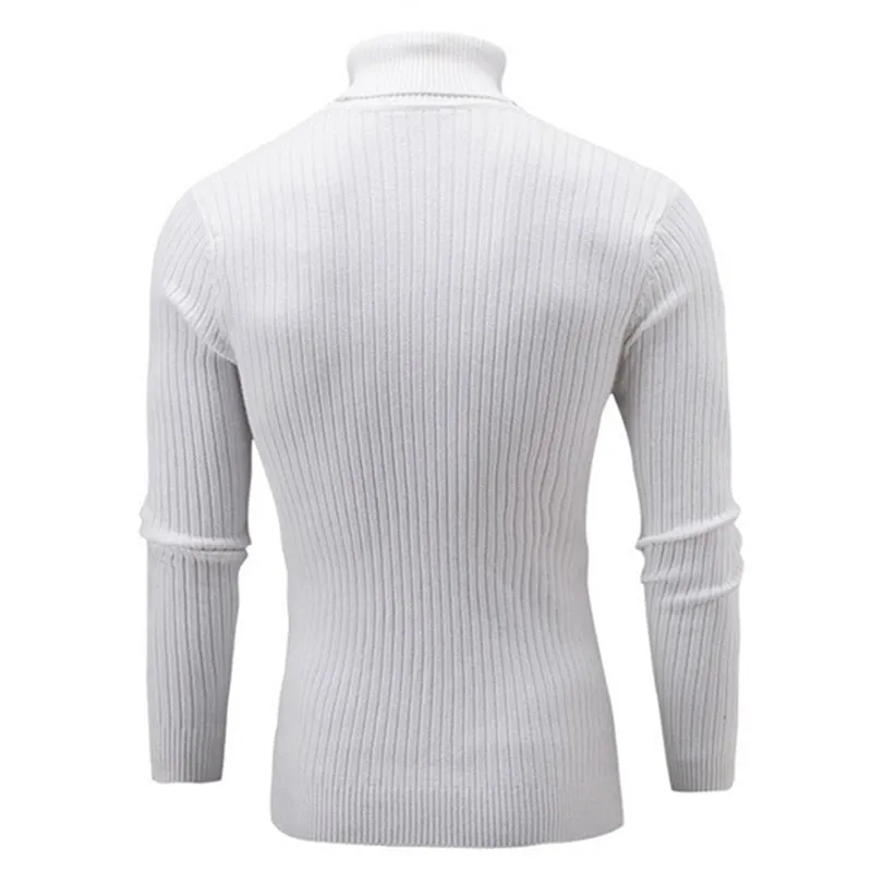 West Louis™ Turtleneck Solid Casual Sweater