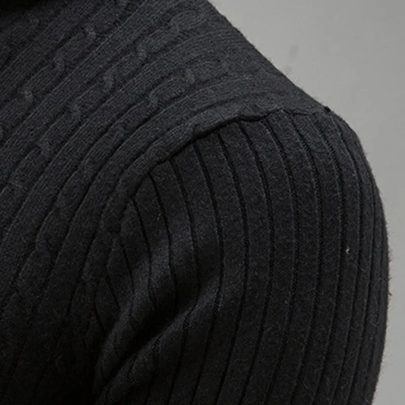 West Louis™ Turtleneck Solid Casual Sweater